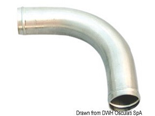 Raccordo 90° per scarichi WC