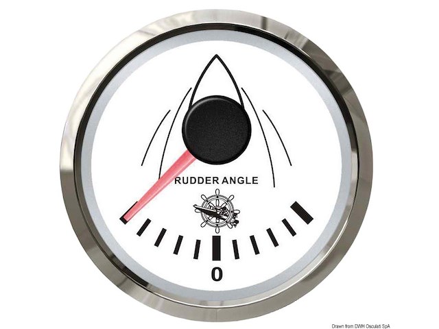 Indicatore angolo di barra bianco/lucida