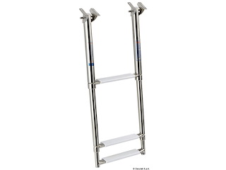Scaletta inox telescopica a scomparsa 3 gradini