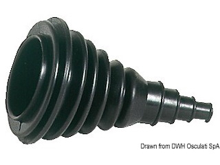 Maxi soffietto passacavi nero