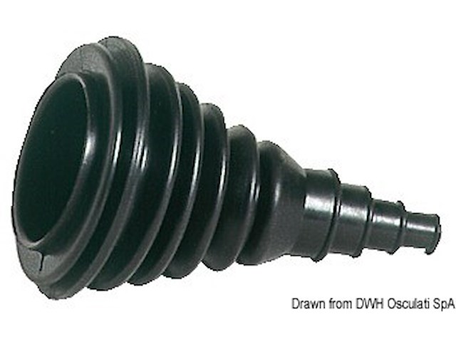 Maxi soffietto passacavi nero