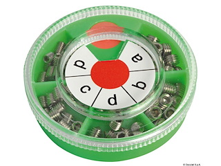 Assortimento grani inox