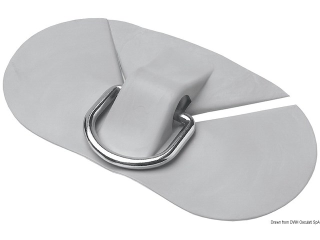 Anello prua grigio 95x175x22 mm