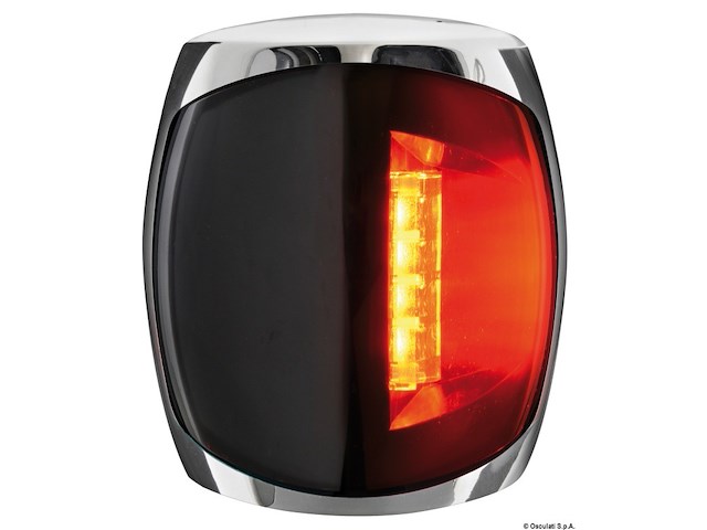 Fanale di via Sphera III inox rosso