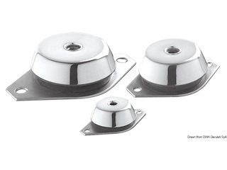 Supporto antivibrante zincato 350 kg