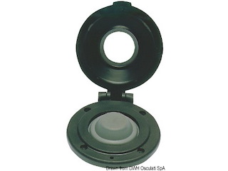 Pulsantiera a pedale nero/nero