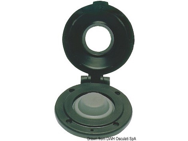 Pulsantiera a pedale nero/nero