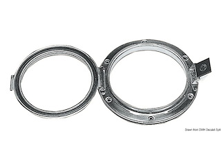 Oblò Vemefa inox tondo 125 mm