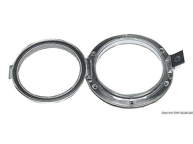 Oblò Vemefa inox tondo 125 mm