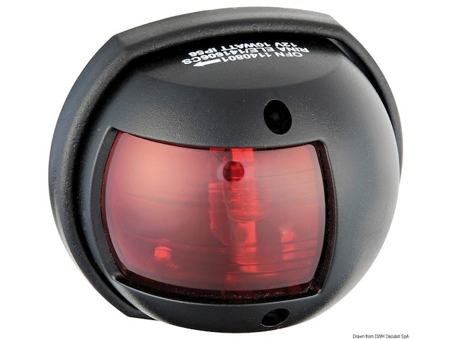 Fanale a led sinistro carcassa nera