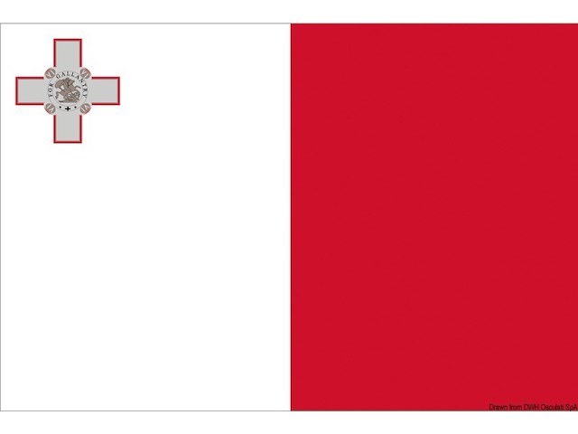 Bandiera Malta 40 x 60 cm