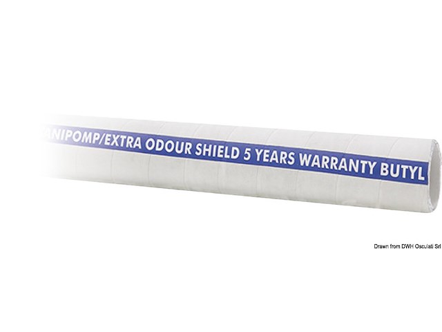 Tubo anti odore W.C da 30mm bobina da 40 MT