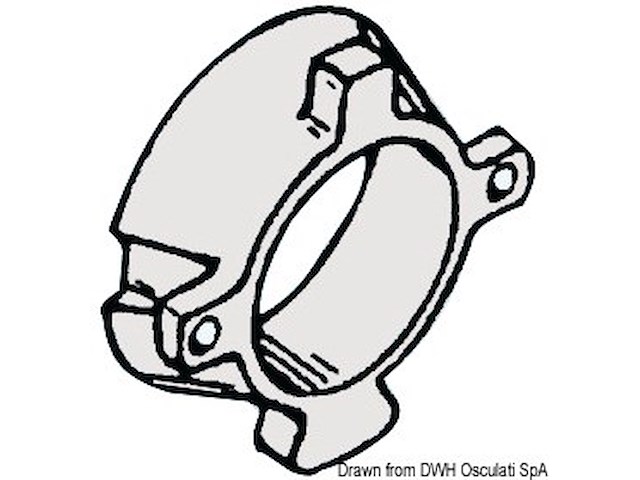 Anodo alluminio collare Alpha