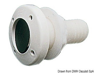 Scarico 1" 1/2 valvola non ritorno e portagomma