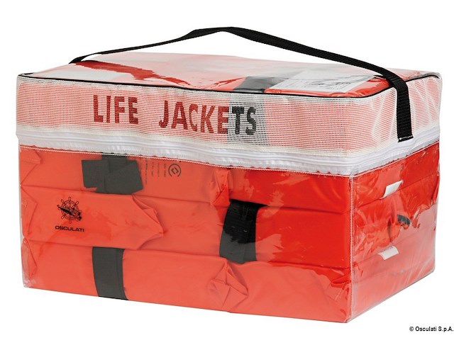 Contenitore in PVC per 4 giubbotti