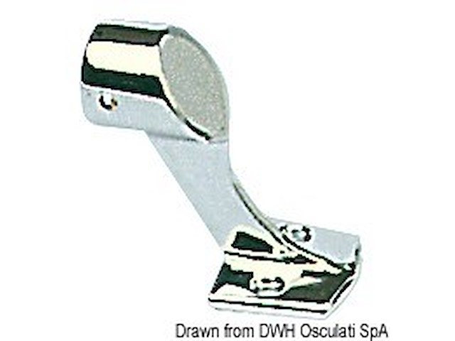 Supporto corrimano terminale 22 mm