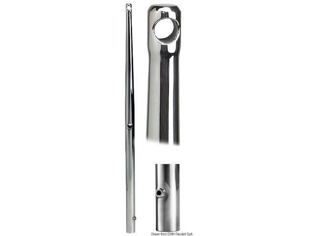 Candeliere inox mm 625 regolamentare ORC