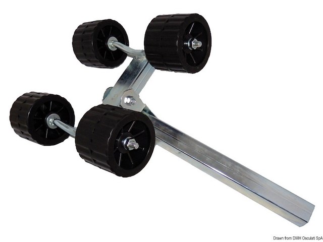 Rullo laterale doppio tubo quadro