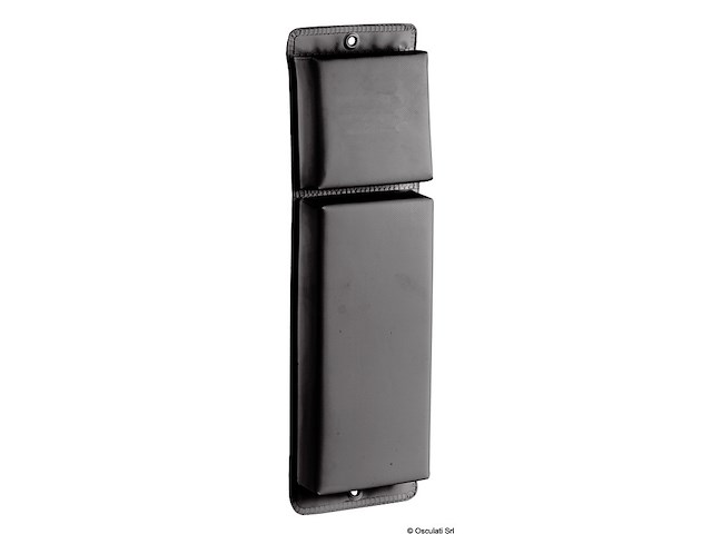 Parabordo PVC piatto 610 mm nero