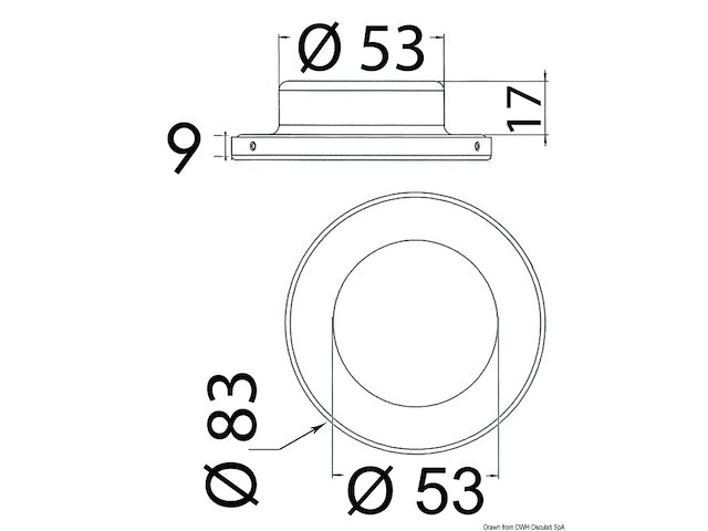 Plafoniera Montserrat satinata