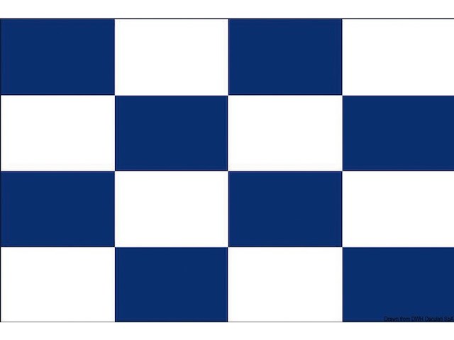 Bandiera lettera N 20 x 30 cm