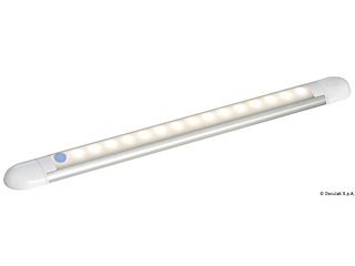 Plafoniera lineare a 14 LED bianca 12 V