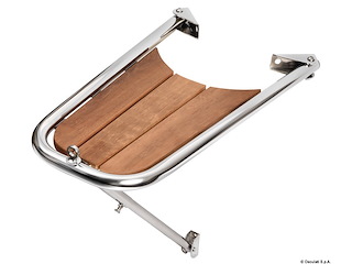 Delfiniera inox/teak semplice