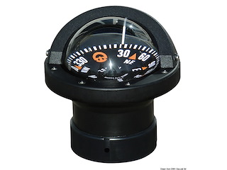 Bussola Riviera BZ1-2022 nera,rosa nera frontale