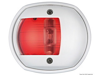 Fanale a led sinistro carcassa bianca