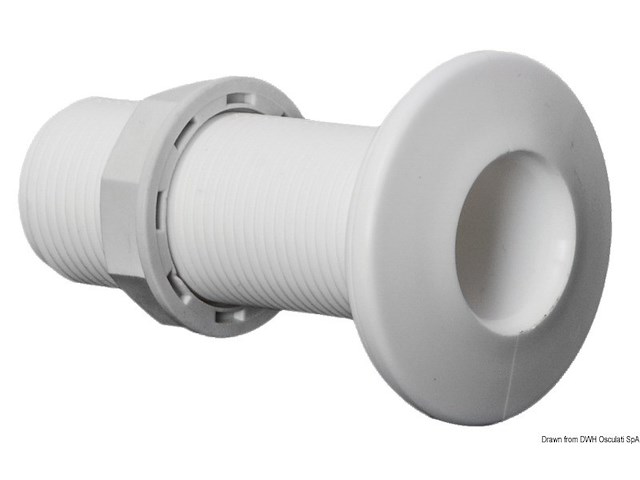 Scarico a mare plastica 1"