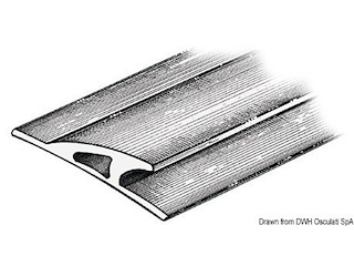 Profilo paracolpi 3x90x23 mm grigio scuro RAL 7012