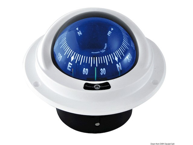 Bussola compatta Idra con rosa blu