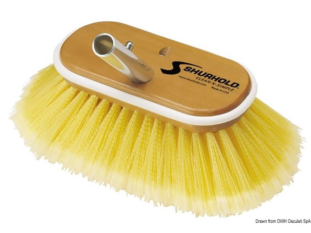 Spazzolone 6" fibre morbide gialle