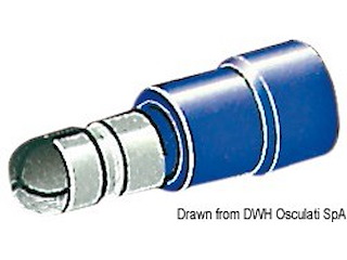 Terminali cilindrici maschio 1-2,5 mm²