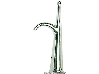 Gancio d'accosto ottone cromato32mm