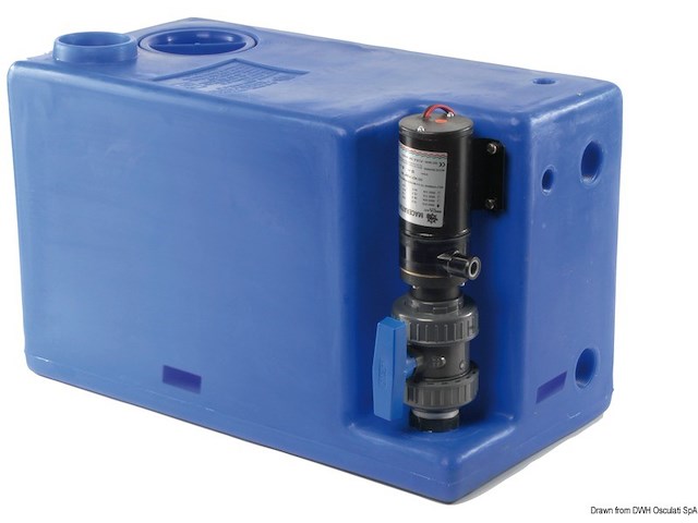 Serbatoio+maceratore 12 V 77 l