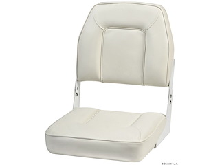 Sedile con schienale ribaltabile De Luxe bianco