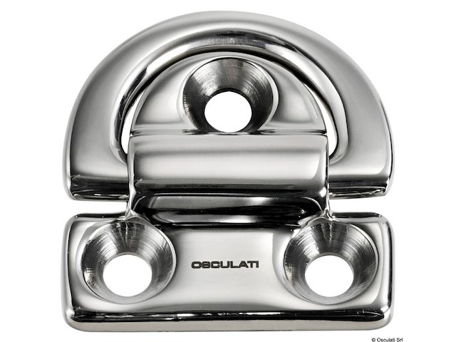 Pad eye 59x61 mm anello 8 mm carico di rottura 4000 kg