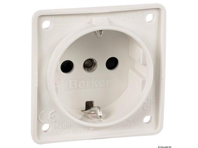 Presa schuko bianca