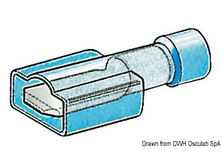 Faston maschio isolati 1-2,6 mm²