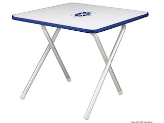 Tavolo pieghevole rettangolare  60x40 cm.