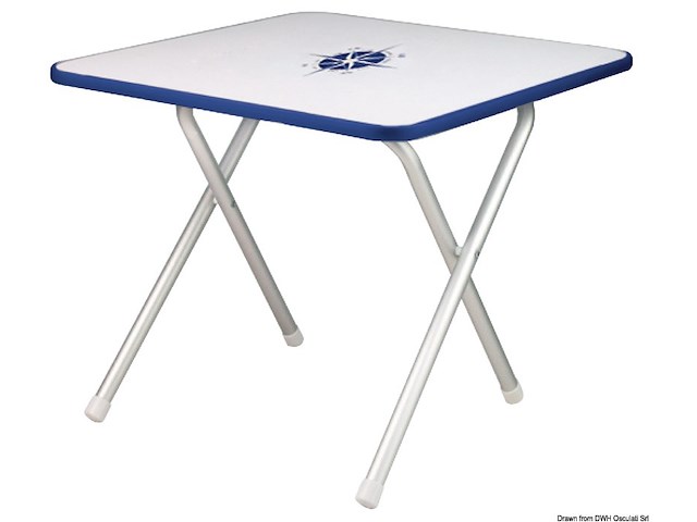 Tavolo pieghevole rettangolare  60x40 cm.