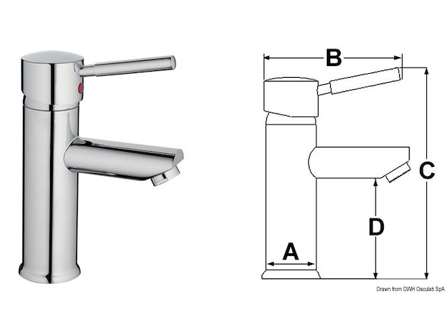 Miscelatore Diana lavello bagno