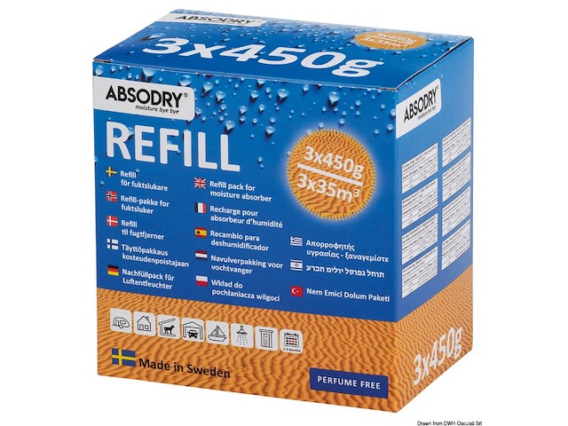 Ricarica ABSODRY Classic 3 x 450gr