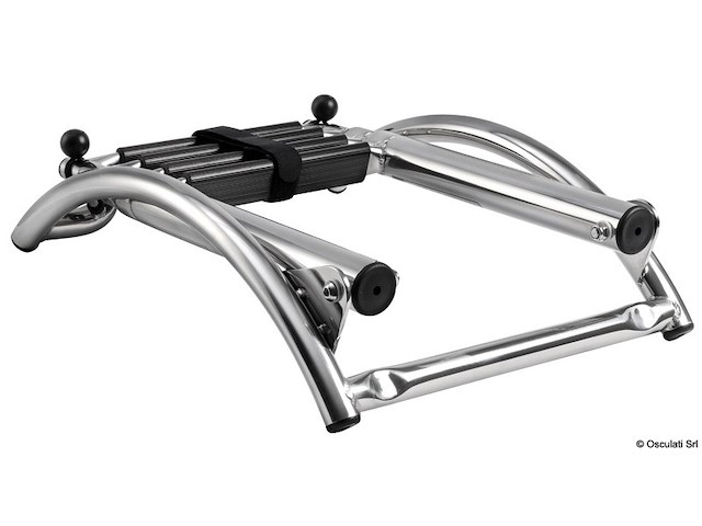 Scaletta a sgancio rapido per gommoni 4 gradini