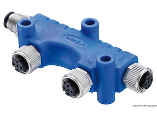 Connettore 2 vie NMEA 2000, 4A 60V