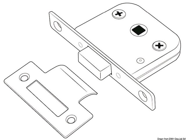 Serratura senza blocco