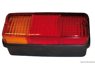 Fanale posteriore DX 3 funzioni 3 lampadine