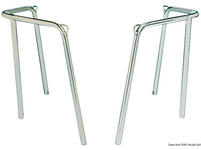 Pulpito poppa inox 35x40x45 cm 2 parti