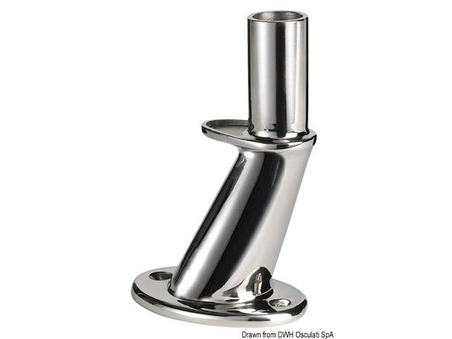 Base inox Glomex 126 mm